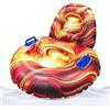 Generico Snow Tube Sled Cold-Resistant Ergonomic Non-Slip Backrest Heavy Duty | Ergonomic Snow Sled Tube, Heavy Duty Cold-Resistant Design with Non-Slip Backrest Support