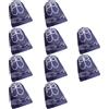 KOCKSHION Borsa Portascarpe da Viaggio Grande Capacità 10 Pezzi Blu