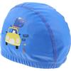 TIKODIDA Cuffia da Nuoto per Copri Orecchie in Pvc Blu | Resistente Agli Strappi, Design Idrodinamico, Adatta a Teste di Varie Misure, per Bambine