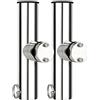 9Tong Gommone Acciaio Porta Canne Traina Pesca Inox Orientabile Supporto Canna Singolo Mare Barca Portacanna Fissa Marino Incasso Battagliola SUS316