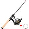 RNXRZANK Canna da Pesca Lure Rod Composita L+ | fibra di carbonio | per fiumi e laghi | potenza L+ - 4-30g esche - 2-25lb lenza | metallo, Completo, per Laghi
