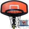 Generic Canestro da basket trampolino - Supporto per porta da basket per bambini, resistente asta dritta, giocattolo portatile per attività sportive, attrezzatura leggera per allenamento | Set di mini palle