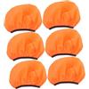 NESTINGHO 6 Pezzi Copricasco da Rugby per Football, Arancione | Poliestere 190t, Superficie Ispessita, Adatto a Scrimmage e Allenamento Lacrosse