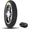 BaiWon Pneumatico Scooter Elettrico da 14 Pollici 14x1,95/2,125/2,50/3,0 Pneumatico + tubi 14x1,95/2,125/2,50/3,0 Scooter Ruota di Ricambio per Scooter Elettrico per Bici Elettrica