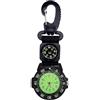 Generic Orologio Compasso Impermeabile | Moschettone orologio subacqueo nuoto outdoor sopravvivenza campeggio caccia arrampicata uomo donna