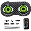 Striegro Fanali Posteriori per Bici, Fanale Posteriore per Bici Dynamic Demon Eyes a LED, 85 modalità con Controllo App, Fanale Posteriore per Ricaricabile Tramite USB, Verde..