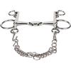 Generic Pelham in Acciaio Inox per, Bocca Snodata Durevole per Uso Equestre,