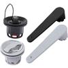 Generico Inflatable Boat - Stopcock Air Stopcock Replacement | Wear-resistant Double Seal Kayak Accessories Parts For Paddle Board Fishing Activities Canoe Trip Dinghy Excursion Lake