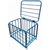 LeeQinersw Carrello Portabasket in Acciaio Inossidabile con Ruote Girevoli per Palestra Scolastica Sportivo con Telaio Robusto E Design Aperto per Carico E di Palloni, Style to 3
