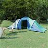 Générique Tenda da campeggio 6 Persone 2 Camere da letto Blu Verde