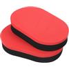 PATIKIL 2 Pacco Tavolo Tennis Gomma Cura Spugna Ping Pong Paddle Rosso Nero