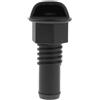 HEALSOPTHY Boat Drain Plug Marino a Vite con Filtro a Maglia Fine, Valvola in Plastica Nera per Transom e Vasca