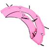 Luxshiny Copertura Protettiva per Trampolino Oxford Rosa Cordini Elastici e Cinghie, Protezione Completa per Molle, per Giardino
