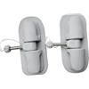 SheerFaring Boat Paddle Holder Supporto Staffa Clip Bloccaggio Regolabile con Struttura Girevole in PVC per Trasporto E Soste Adatto per Canoa Kayak Gommone Escursioni in Acqua