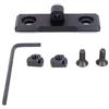 OAREA Adattatore di montaggio per bipiede M-Lok AR15 Adattatore bipiede compatibile con Rail mlok per imbracatura Harris Bipod Sling in alluminio