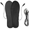 Generico Solette per scarpe riscaldate, solette riscaldate ricaricabili,Scaldascarpe USB in peluche corto | Solette scaldapiedi lavabili, solette termiche elettriche antiscivolo per escursionismo, sci, campegg
