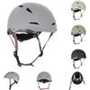 Kikka boo Casco protettivo per bambini, 46-56 cm, con 9 grandi aperture, cinghie regolabili, colore: grigio