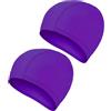 Exiiantag 2 Pcs Swimming Caps for Kids Girls Boys and Adult Teenager,Comfortable Light Swimming Caps,Super Stretch No Pull Hair Swimming Hats for Long and Short Hair