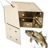 Generic Supporto esche per carpe, accessorio da pesca durevole in gabbia riutilizzabile per esche per carpe, brodi compatibili, mais, pellet, laghetto ideale, lago, fiume