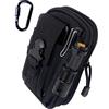 sailupxinyuan Borsa tattica Multiuso Marsupio Tattico Fondina Militare Marsupio Cintura Portafoglio Portafoglio Borsa Custodia per Telefono con Cerniera Compatibile con la maggior parte dei Modelli Cellulare - Nero