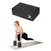 TREXO XTREXO - Blocco da yoga in EVA, blu, 140 x 220 x 70 mm, ideale per yoga, pilates o riabilitazione, stabile e comodo da usare, in resistente schiuma EVA (grigio, 140 x 220)