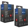 Schwalbe SV19 Tubi interni - 27,5 (650 b) / 29 x 1,5-2,35, valvola Presta (confezione da 2)