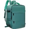Generisch Zaino da viaggio portatile, impermeabile, grande capienza, verde | Zaino sportivo per attività all'aperto, per laptop, vestiti, viaggi, aereo, sotto il sedile, sport, palestra, campeggio