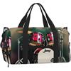 NImongt Jazz Drum Print Uomini Donne Palmare Sport Bagaglio Impermeabile Viaggio Palestra Crossbody Bag Allenamento
