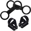 CORHAD Sturdy Snorkel Diving Mask Snorkel Keeper Supporto per Tubo da Snorkeling, Set 4 Pezzi Universale, Leggero e Portatile per Attrezzatura Snorkeling