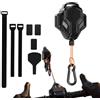 Wisylizv Retractable Bike Tow Rope - Auto-Retract | Child Safety Leash, Universal Mo | Elastic Cord, Connects Bikes Easily, Self-Retracting Mechanism, for Parent-Child Rides, Family Cycling, & Outdoor Tra