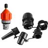 FIRSTXIU Convertitore adattatore pompe gonfiabili con 4 valvole d'aria ugelli accessorio paddle board adattatore pompe kayak accessori