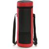 Nukinp Borsa termica per bottiglie, 1,5 l, con cinghia regolabile, isolamento a lunga durata, tessuto Oxford, rosso