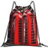 NImongt Phone Booth London Street Print Zaino leggero con coulisse unisex borsa fitness viaggi yoga attività all'aperto