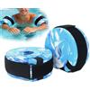Generico Braccioli Salvagente Cintura Morbida - Regolabile Elastica Anello con | Anello Gonfiabile con per Piscina per Bambini Adulti | Lago Fiume Fitness Allenamento Acquagym Braccioli Salvagente