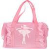 JEWEDECO Borsa da Ballo per Ragazze, Zaino Singolo Rosa Leggero | Tessuto Oxford, Design Grazioso Motivo Delicato, Portatile per Bambine e Uso Quotidiano