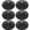NUOBESTY 6 Pezzi Base per Sacco da Boxe a Ventosa, Supporto Verticale Nero