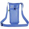 FytStycale Porta Bottiglia Portatile Borsa Acqua a Tracolla Scomparto Frontale Rete Mesh Leggera con Chiusura a Bottone E Spallaccio Regolabile Adatto a Uso, Blu