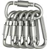 Generico Small Locking Carabiner Multifunctional Aluminum Alloy | Heavy Duty Carabiners For Outdoor Camping Backpacking Rock Climbing | Rappelling Mountaineering