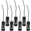 SEWOART Fermo Pinna SUP Gonfiabile Chiusura Rapida, 7 Pezzi | Nylon e PVC Nero, Clip, Base US Box e Wakeboard, Montaggio per Touring