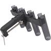 Baoblaze Portacanne da Pesca Supporto Portacanna Porta Canna Reggicanne Posti in Nylon E Braccio di Fissaggio in Metallo Rimovibile Parete Interna Liscia 33.8mm Adatto a Barca Molo