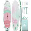 ATPROSS Tavola SUP 320x84cm Stand Up Paddle Extra Largo per 2 Persone | Portata 200kg, Canoa Gonfiabile 2 Posti Stabile e Antiscivolo per Mare e Surf