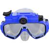 Sxhlseller Maschera Subacquea con Fotocamera 2K, Grandangolo 100°, 15M, per | Gonna in Silicone, Lente in Vetro Temperato, Snorkeling e Immersioni Ricreative, Trasferimento App, WiFi, Interfaccia Type-C.