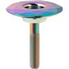 INOOMP Coperchio Serie Sterzo Bici, Bike Fork Cap, Headset Cap in Lega di Alluminio, Leggero ad Alta Resistenza, Vite, per Bike e Attacco Manubrio