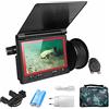 LLOOPK Cercatore di Pesci, Videocamera da Pesca Subacquea 4.3 Pollici for Il Monitor del della Macchina Fotografica di 180 Gradi
