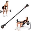 Sportneer Convertitore bilanciere regolabile fino a 120 kg | Barra convertitore per manubri corti, attrezzatura versatile per sollevamento pesi per palestra a casa