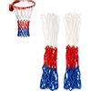 wuliwenwen 2 reti di ricambio per canestro, resistenti alle intemperie, per canestro da basket di dimensioni standard, per esterni