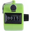 Baoblaze Contatore Colpi Golf Contatore Meccanico Contapassi Manuale Contatore Portatile Registratore Punteggio con Azzeramento Veloce con Anello Metallico, Verde