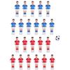 Purokise Calciatori da Tavolo, 22 Pezzi Rosso Blu con Palla 32mm per Tavolo 4824