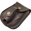 KIOALXZ Marsupio funzionale Mini Marsupio resistente,Marrone,13.5x11.5 cm