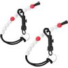SAFIGLE 2 Pezzi Contapunti per Golf da Polso Contatore di Colpi da Golf in Plastica Rosso Leggero e Portatile Chiusura a Fibbia All'aperto